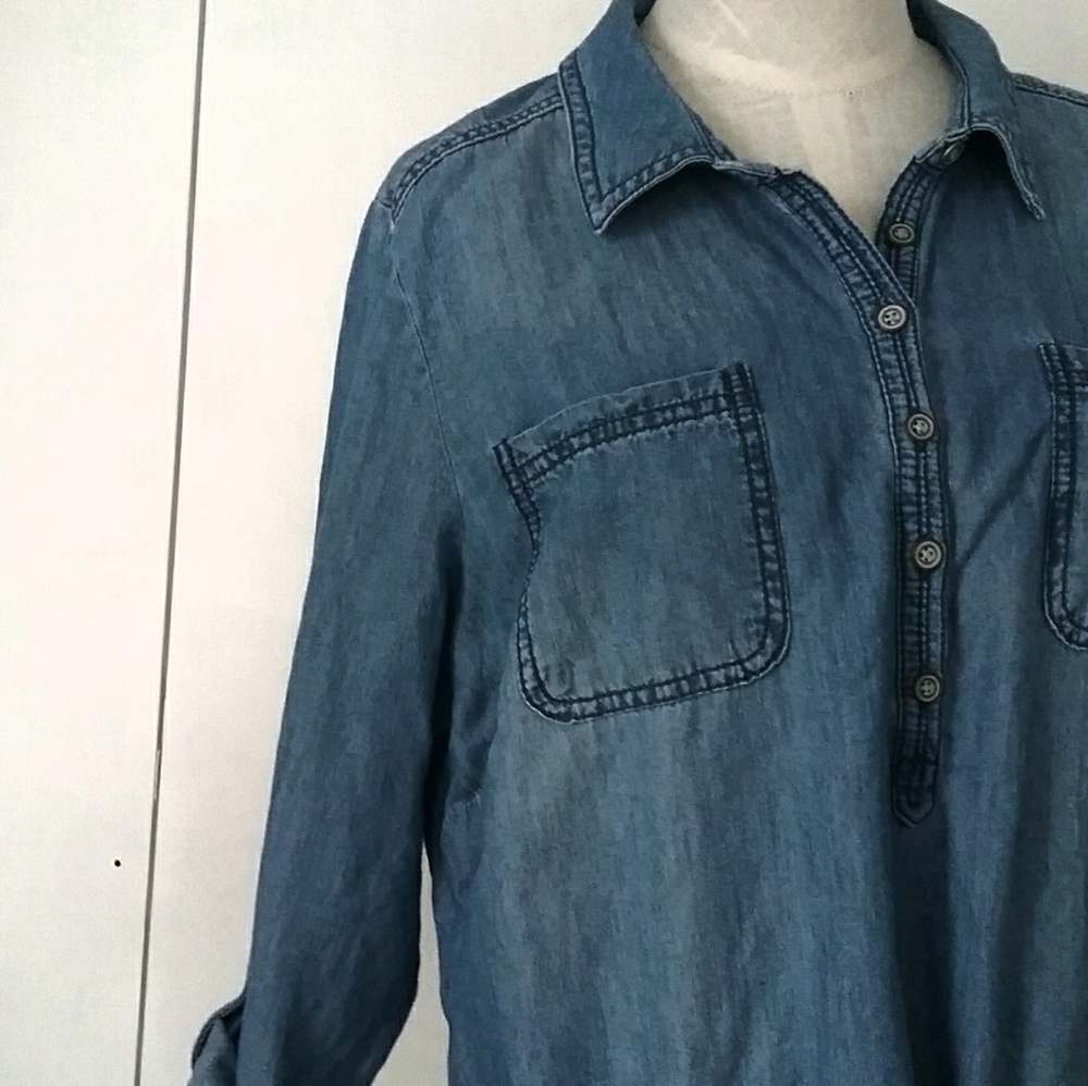 Sonoma Denim Shirt Dress - Picture 2 of 7